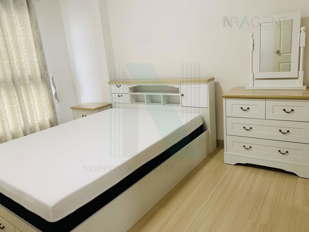 🔺 出租公寓 SUPALAI VERANDA RAMA 9 Building A, 25 楼, 1 间卧室, 房间面积 38 平方米