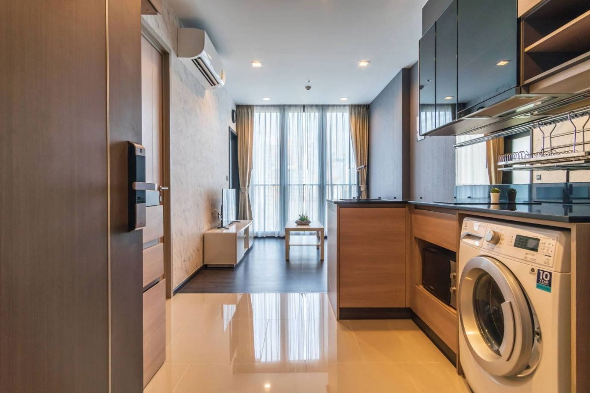 For rent 💥 The line asoke ratchada 💥 Beautiful room, ready to move in, beautifully decorated, fully furnished.