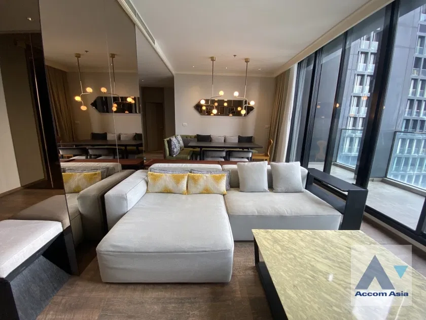 🔼🔽 AccomA 📩 Penthouse,Fully Furnished,Duplex Condo 3 BR Condominium @Noble Ploenchit (AA25140)
