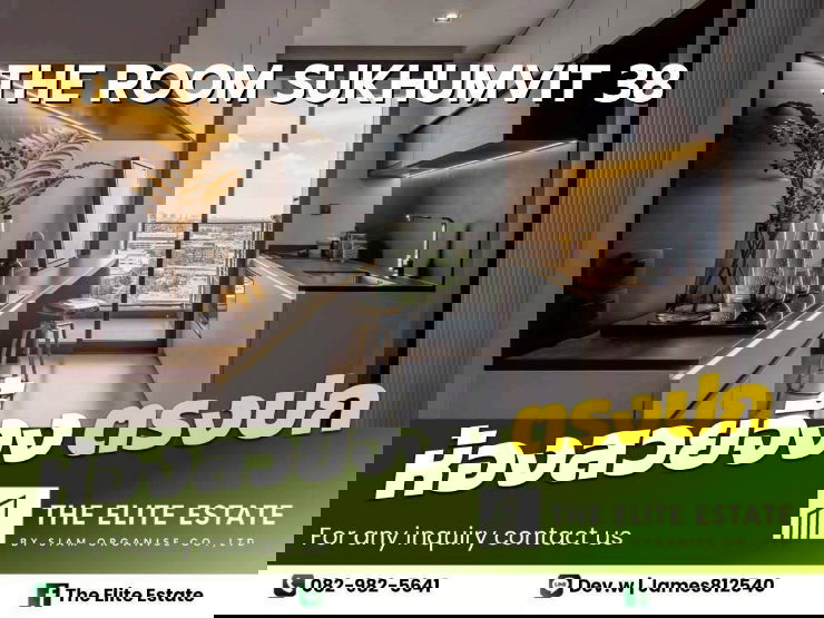 🔑✨ အထူးသီးသန့်ကမ်းလှမ်းချက် - The Room Sukhumvit 38 ရှိ ပရိဘောဂအပြည့်အစုံကွန်ဒို