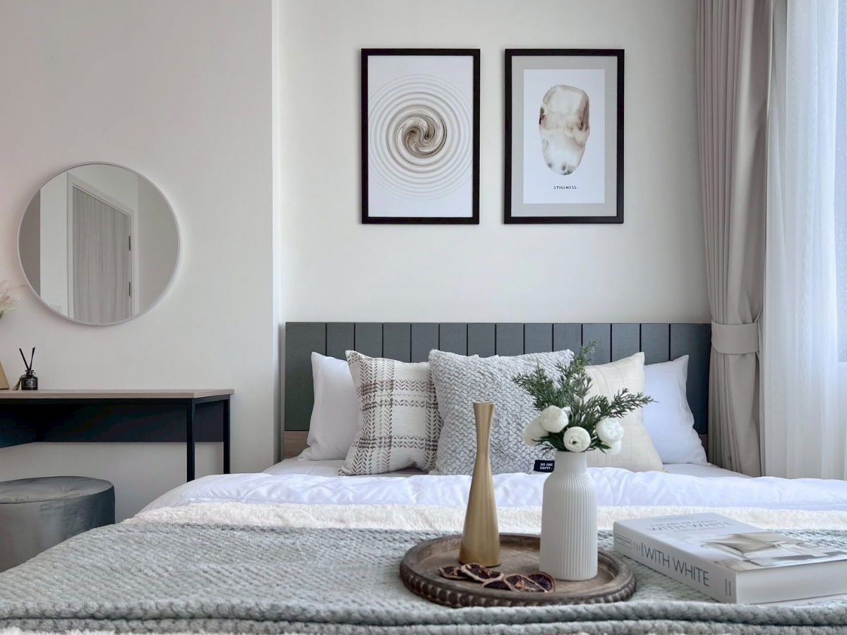 🟠允许携带宠物的公寓出租 - 1 间卧室，40 平方米公寓，位于 Chewathai Hallmark Ladprao-Chokchai 4（第 2 期）