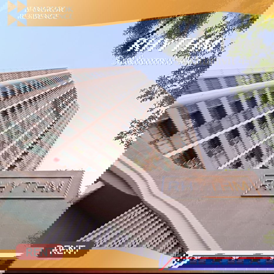 Rhythm Sukhumvit 44/1, Near BTS Phra Khanong ⭐ Corner unit, recently renovated ⭐