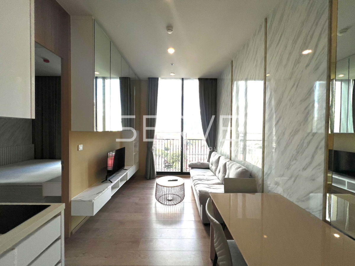 🔥1 Bed Nice Room 34.65 sq.m. High Fl. 10+ Good Location Close to BTS Asok & MRT Sukhumvit 550 m. at Noble BE19 Condo  / For Rent