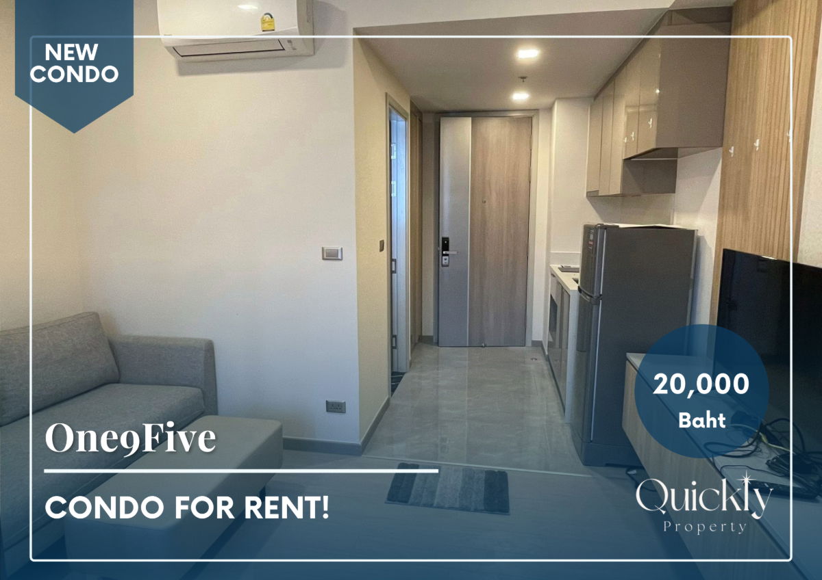One9Five | Price 20,000 THB | Beautiful room, great location, fully furnished, ready to move in.