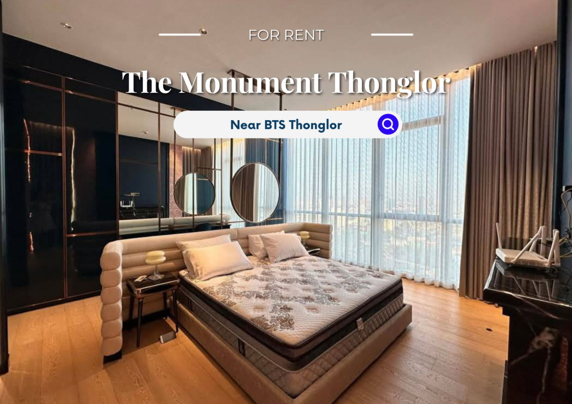 The Monument Thonglor | Price 400,000 THB | Beautiful room, great location, fully furnished, ready to move in January 1, 2025.