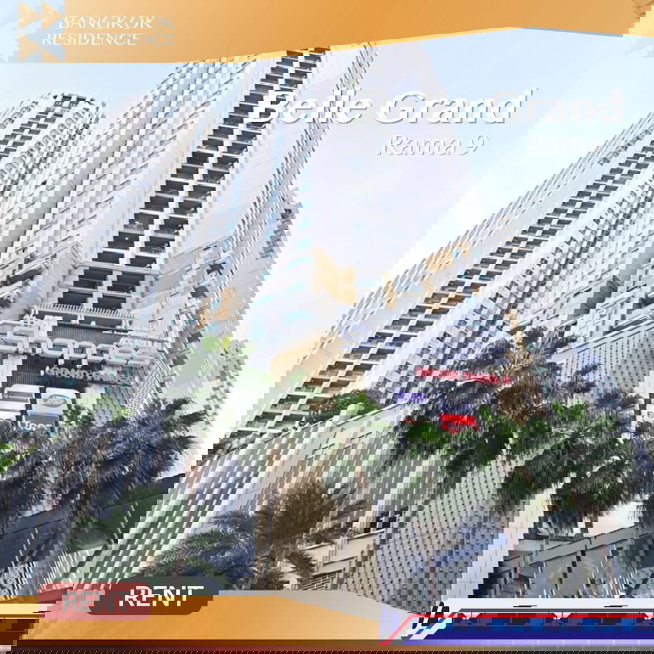 Belle Grand Rama 9 ✨ Beautiful move-in ready unit 💖Near MRT Rama 9