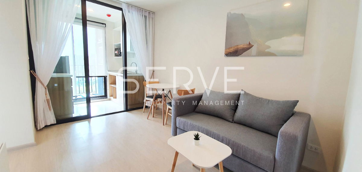 1 Bed Large Room Nice Room  Fully furnished Good Location 20 Steps From MRT Sirat Station  @  Nue Noble Chaengwattana