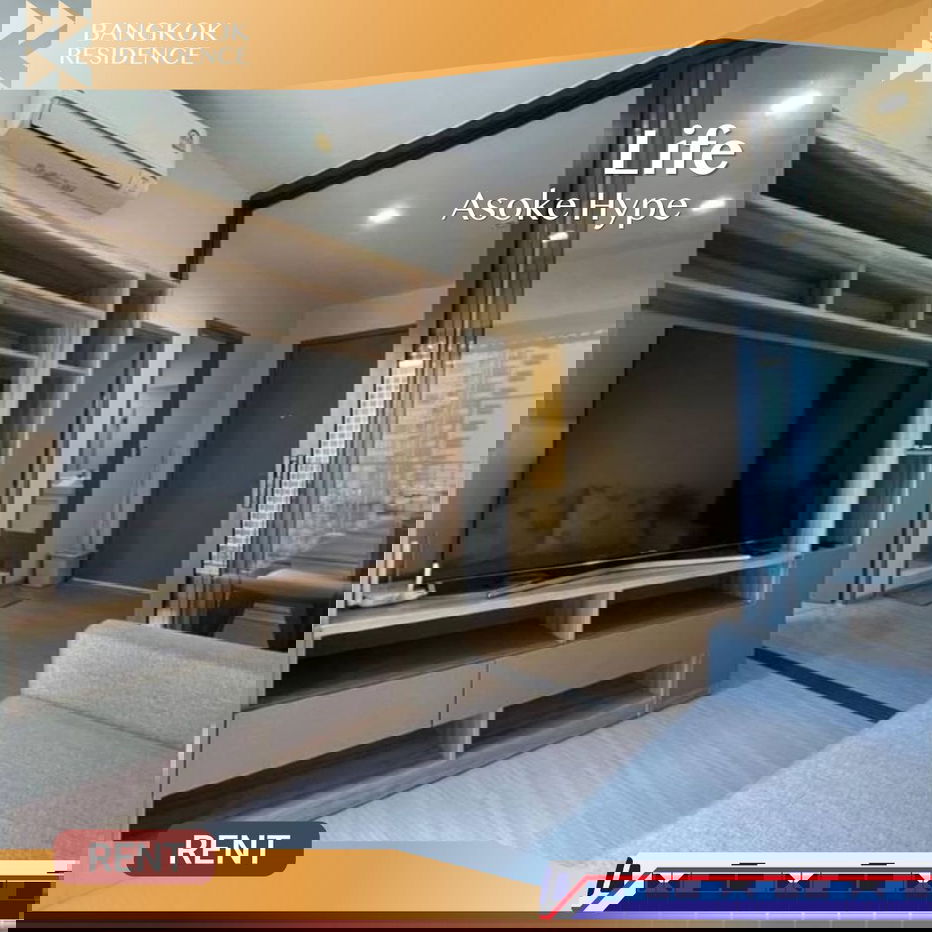 Life Asoke Hype ✨ Beautiful renovated unit, move-in ready 💚 Near MRT Phra Ram 9