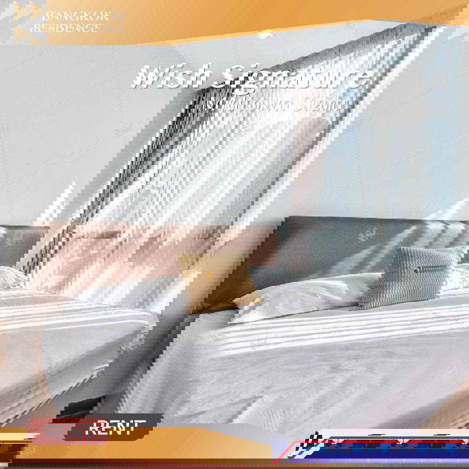 Wish Signature Midtown Siam 🔥 Urgent rent, special price 🔥 Near BTS Ratchathewi