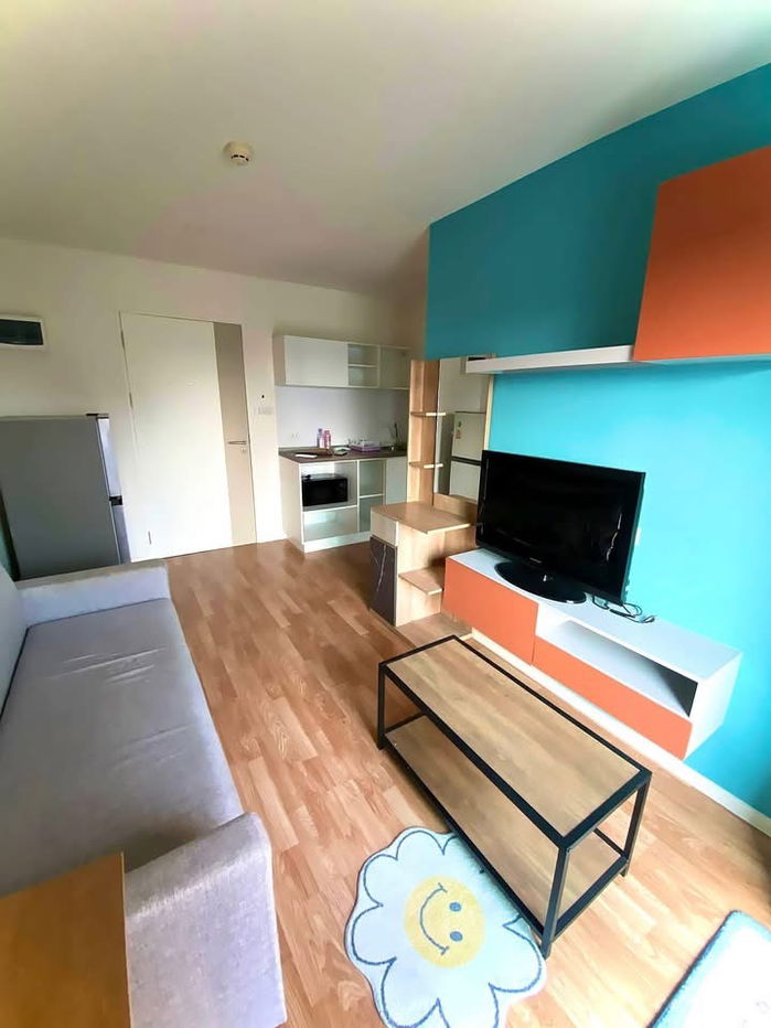 Cheapest in the project! ‼️ For Rent 🔥 Lumpini Ville Pranangklao - Riverview. Beautiful room, fully furnished + washing machine included.📍