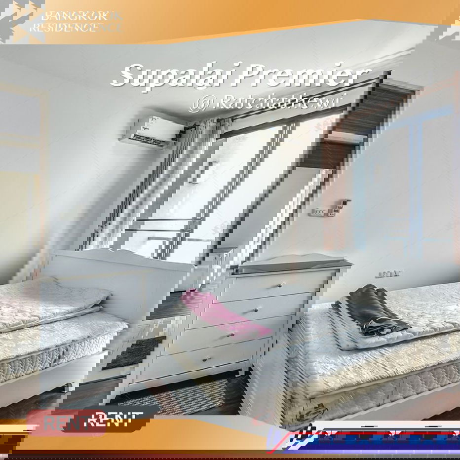 Supalai Premier @ Ratchathewi,⭐ Spacious unit, great rental value, 🚆 Near BTS Ratchathewi