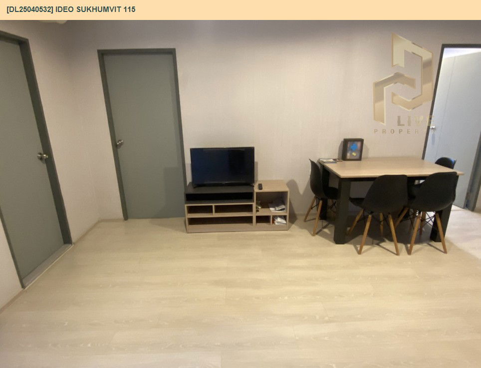 DL25040532 Condo for rent, IDEO Sukhumvit 115  near BTS Pu Chao, ready to move in, call urgently 0800343450 LineID @655ebbvc