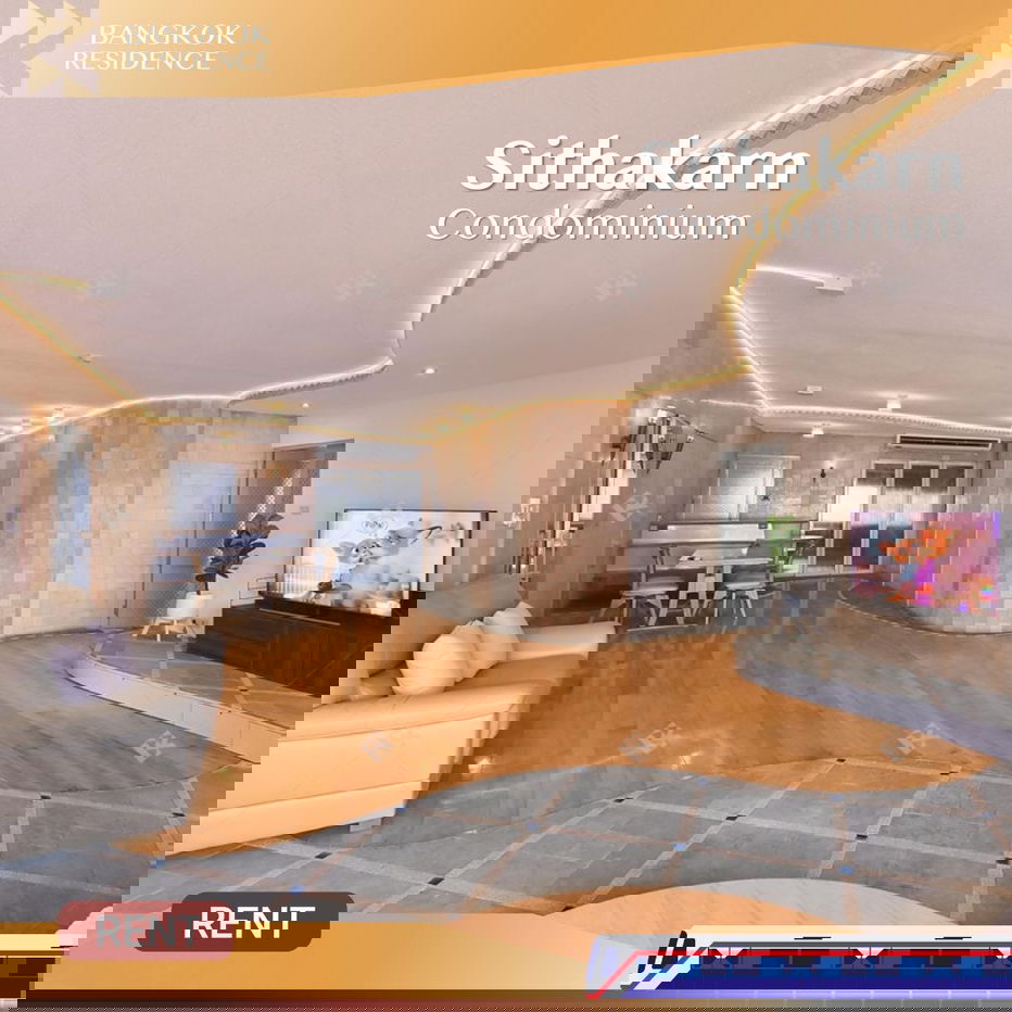 Rare Unit 💎 Sithakarn Condominium 🐾 Pet-friendly, spacious, near BTS Chidlom