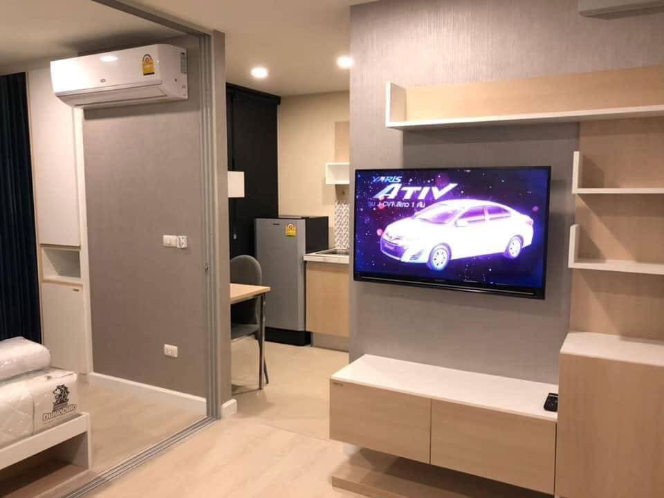 Condo for rent, The Cube Nawamin-Ramintra (1 bedroom), 5th floor, Building B, near Pink Line MRT Nawamin Station.