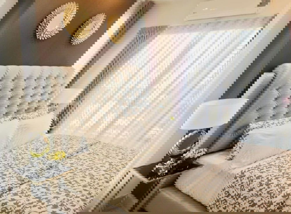 💒☃️🌈 2 bedrooms, 2 bathrooms, Ideo Mobi Rama 9, 28th floor, 56 sqm, fully furnished, only 31,000 THB. Book now and get 1,000 THB cashback