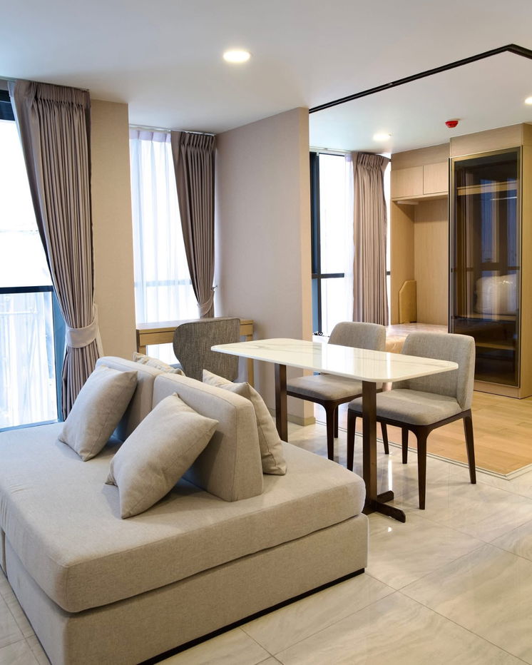 For Rent Condo WALDEN ASOKE Building 1, Floor 4,2 bed room, Room size 49 sqm