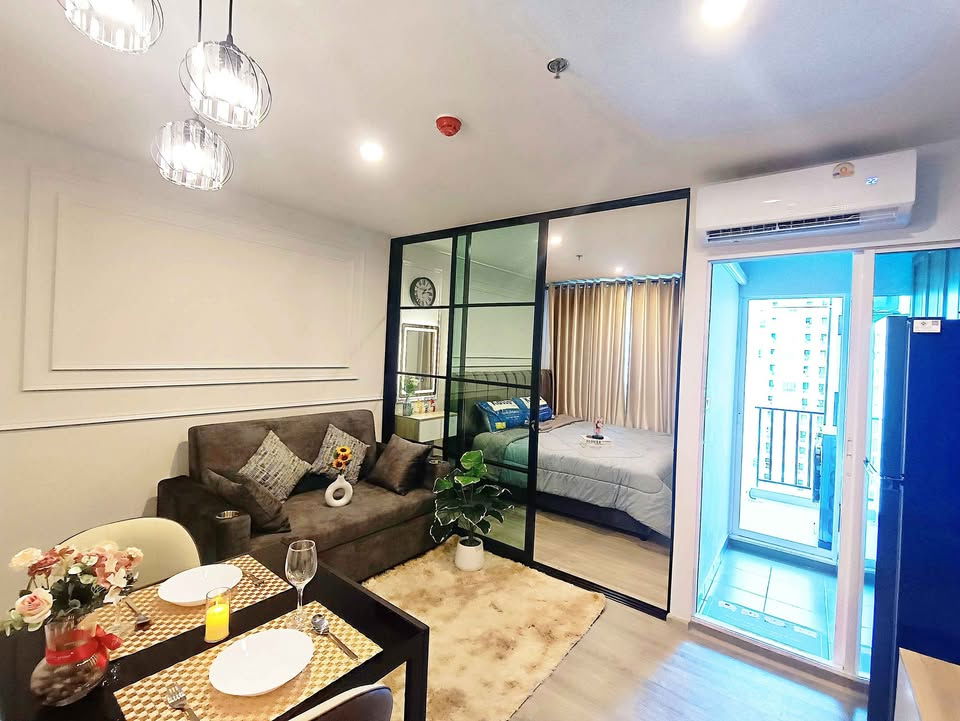 Regent Home Bangna | Brand New Room, 20th Floor, Fully Furnished with Washing Machine, 350m to BTS Bangna