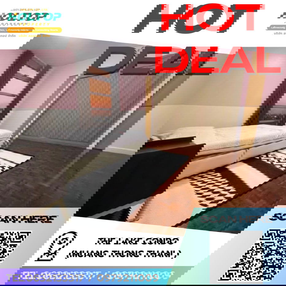 #R8529 🎉 301268 Condo for Rent: The Lake Condo (Muang Thong Thani)