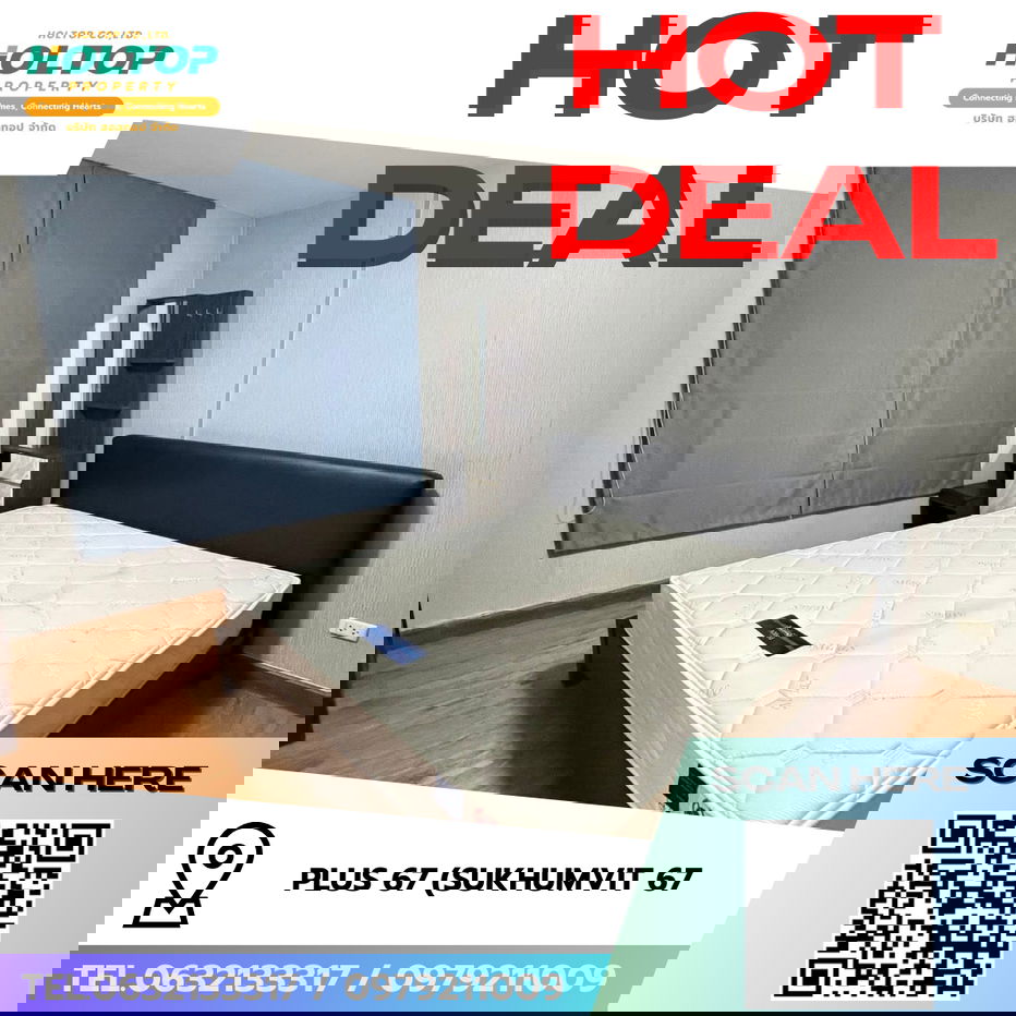 #R8575 🎉 040169 ငှားရန်ရှိသော ကွန်ဒို : Plus 67 (Sukhumvit 67)