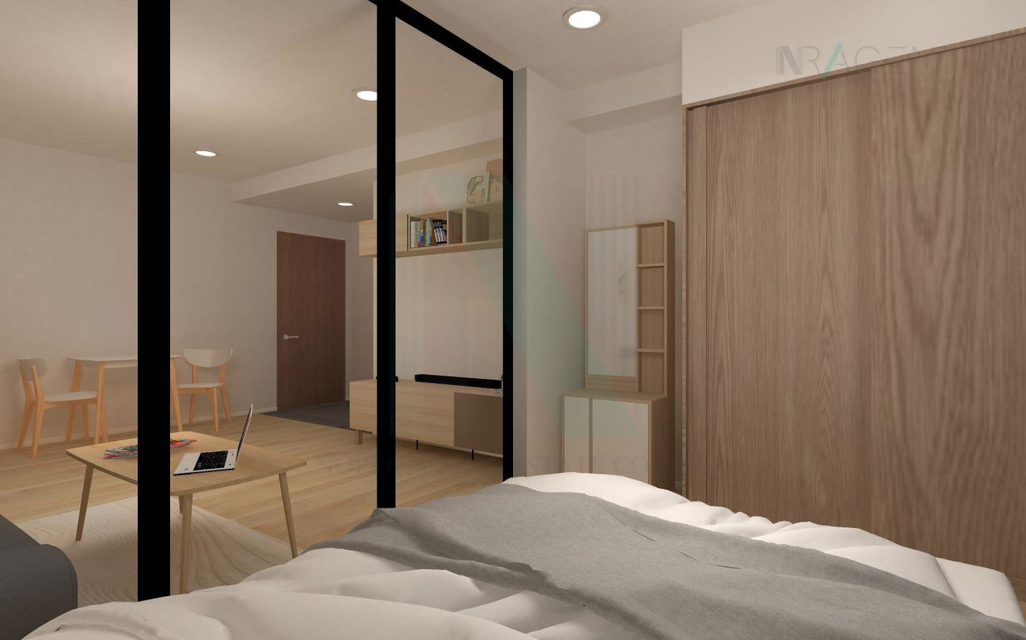 🔺 For rent condo A SPACE MEGA 2 Building 1, Floor 16,1 bed room, Room size 34 sqm