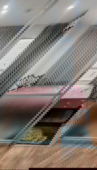 For rent, Lumpini Park Nawamin Sri Burapha, 12A floor, building b1, garden view.