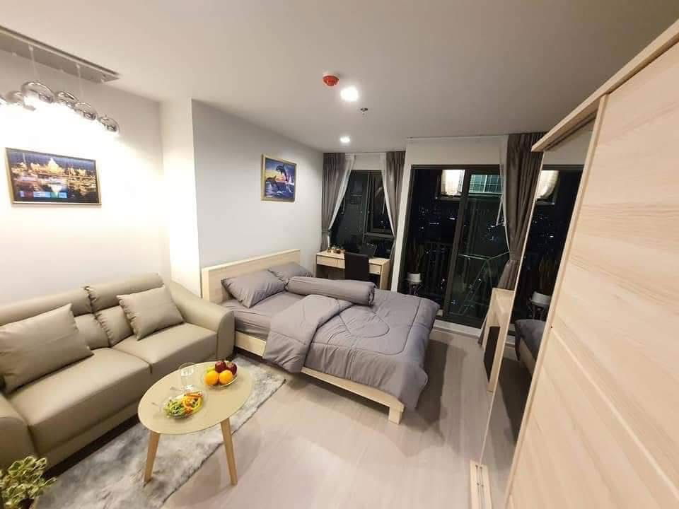 T119 Condo for rent Life Ladprao, good location near BTS, beautiful room, fully furnished, with washing machine, special price.
