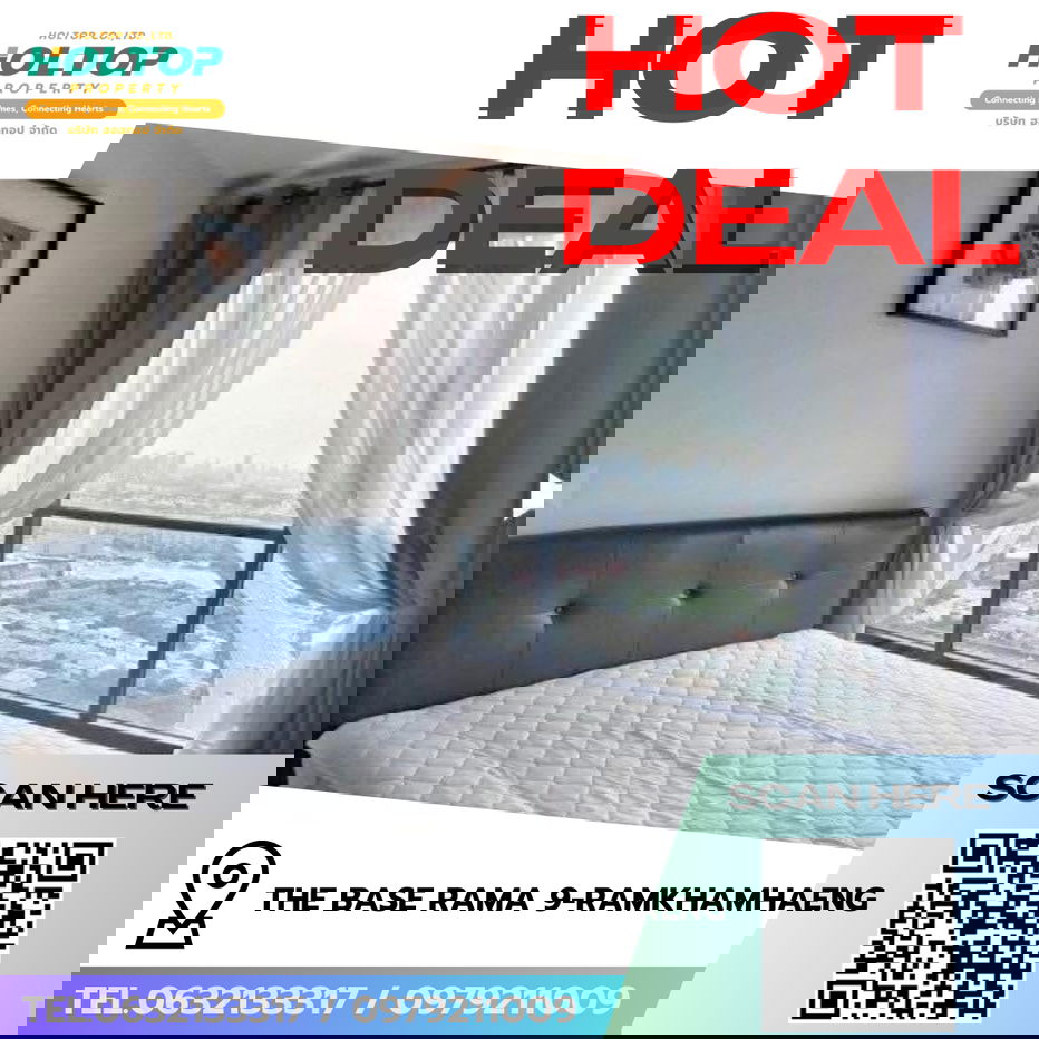 #R8617 🎉 050169 Condo for Rent: THE BASE Rama 9-Ramkhamhaeng