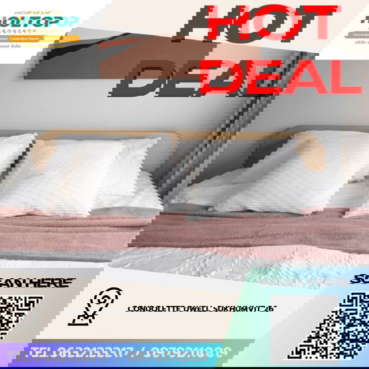 #Z3992💥 060169 🔥Condo for Rent: Condolette Dwell Sukhumvit 26