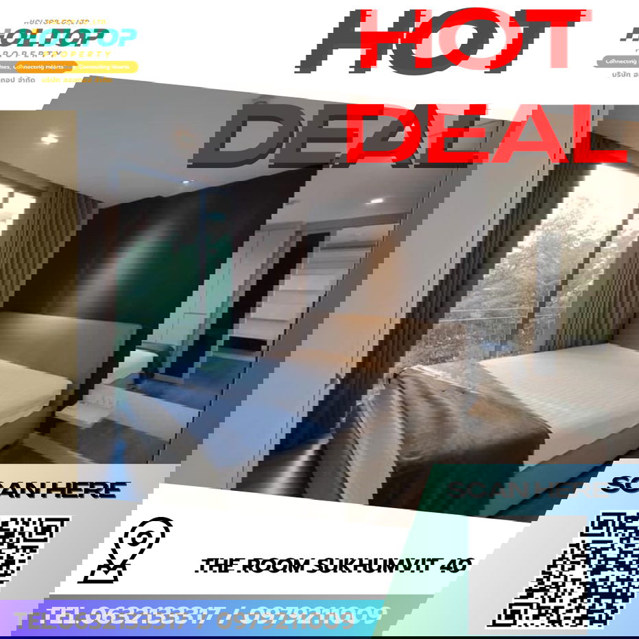 #R8694 🎉 070169 Condo for Rent: THE ROOM SUKHUMVIT 40