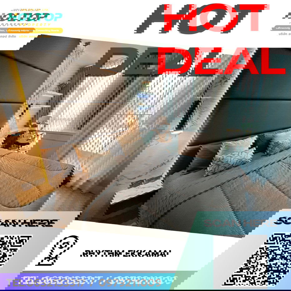 #R8695 🎉 070169 Condo for Rent: RHYTHM Ekkamai