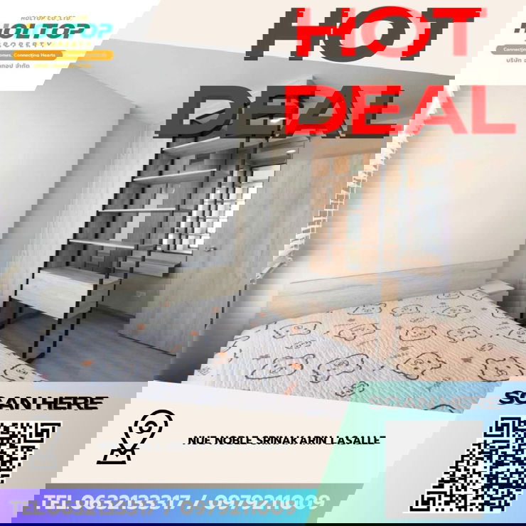 #Z3985💥 060169 🔥 Condo for Rent: NUE Noble Srinakarin Lasalle