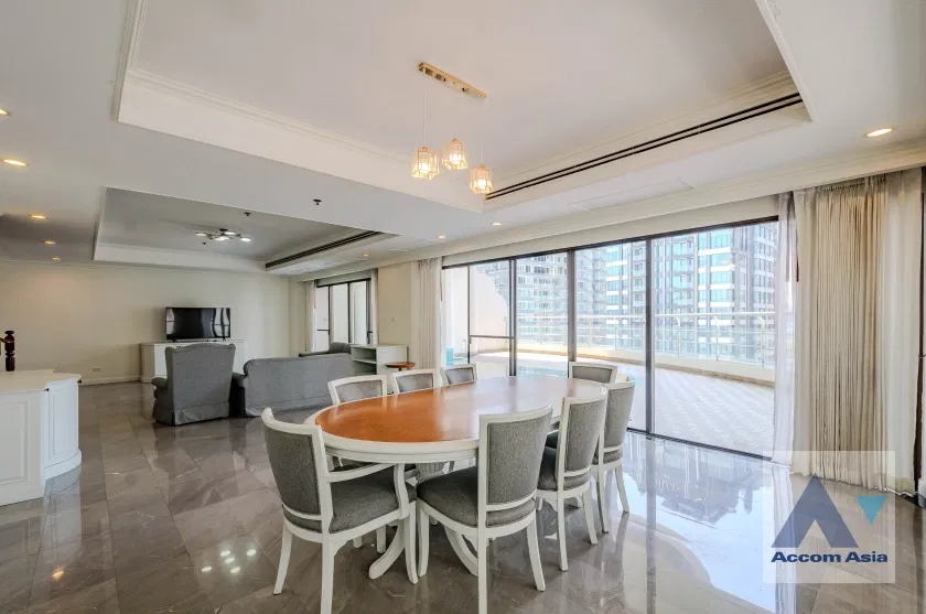 🔼🔽 AccomA 📩 Private Swimming Pool,Huge Terrace,Duplex Condo 3 BR Condominium @Le Raffine Sukhumvit 24 (1519605)